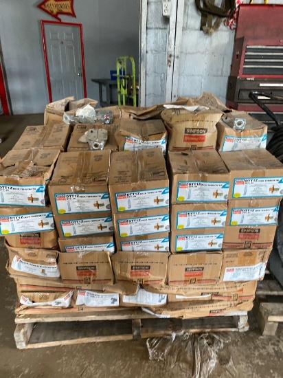 Approx (120) boxes of Simpson Assorted Deck Hardware