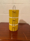 Vintage 3 Piece Canister...Set with Metal Carrying Handle