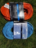 2 X 100' Heavy Duty Extension Cords - New in Packaging...