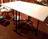 Hobby & Craft MDF Folding Fabric Cutting Table