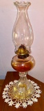 Antique Oil Lamp with Oil