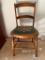 Embroidered Antique Side Chair