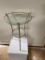 Two-Tier Glass and Brass Side Table