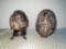 Two Grecian Silver Eggs