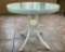 Glass Top Round Patio Side Table