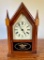 Vintage Ethan Allen Quartz Steeple Wooden Wall Clock