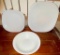 24 Piece Dinnerware Set for 8 - Rare Liddy Stoneware Dinner and Salad Plates from Austrailia