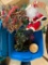 Three Containers of Misc Christmas Decor