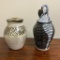 2 Hand Crafted Clay Vessels