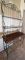 Elegant Bakers Rack With Wood Counter Top