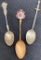 Vintage Travel Spoons from New Jersey, Washington DC & Canada