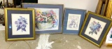 4 Framed Pictures