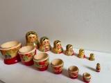 Family of Seven Russian Nesting Dolls