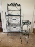 Coordinating Plant Stand and Baker's Rack