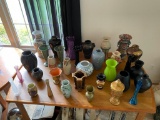 Large Lot of Colorful Vases