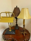 Three Desk/Accessory Lamps