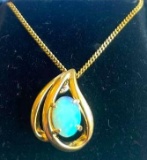 Double Loop Opal Necklace from Sydney Opera House
