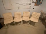 Four Vinyl Chairs