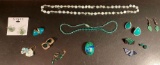 Lot of Green Themed Jewelry