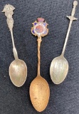 Vintage Travel Spoons from New Jersey, Washington DC & Canada