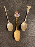 Collectible Sterling Spoons from Canada, Atlantic City, and Washington D.C.