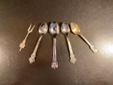 Five Collectible Spoons