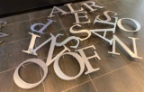 Spell Out YOUR Message with these Metallic Letters