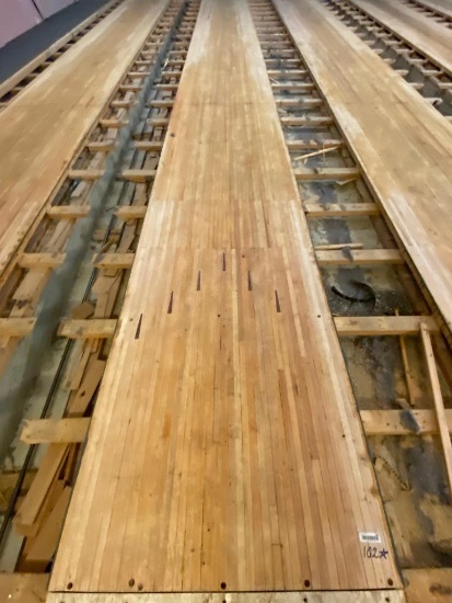 Reclaimed Wood - Vintage Bowling Alley Lane