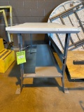 Metal and Laminate Work Bench