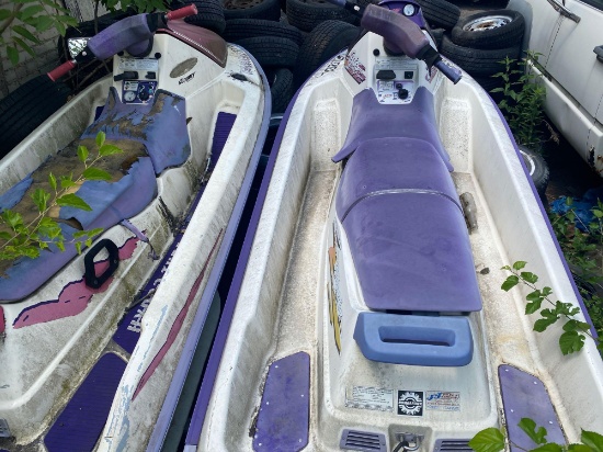 (2) Sea Doo Bombardier Jet Skis w/ Trailer - See pictures