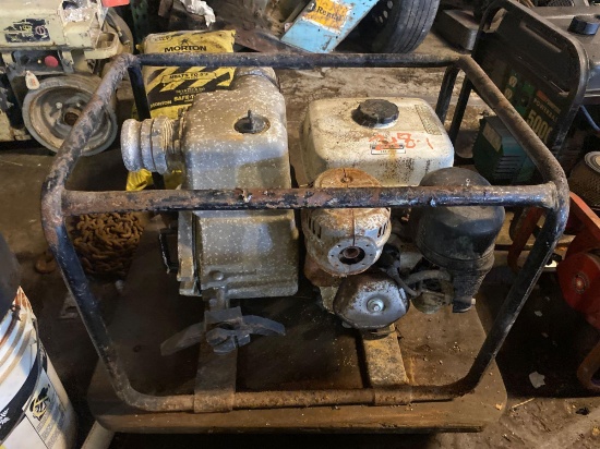 Trash pump. Seized motor