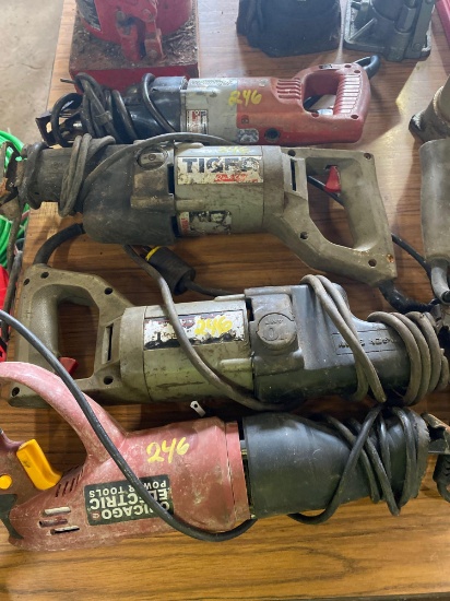 (4) Assorted Working Sawsalls