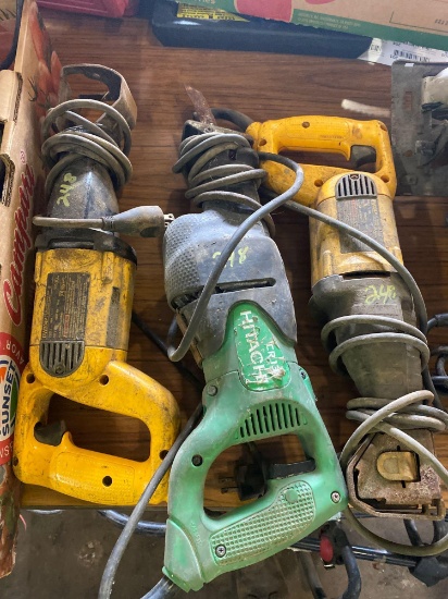 (3) Assorted Working Sawsalls