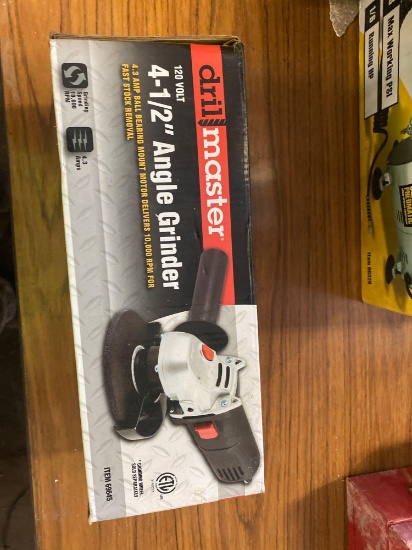 New in Box Drill Master 4 1/2in Grinder