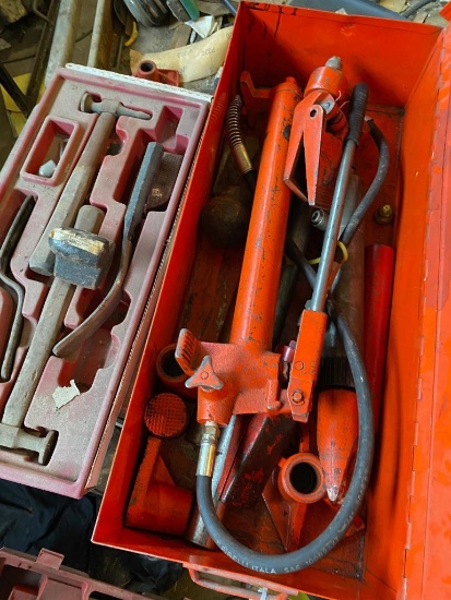 Cart Full of Body Work Tools