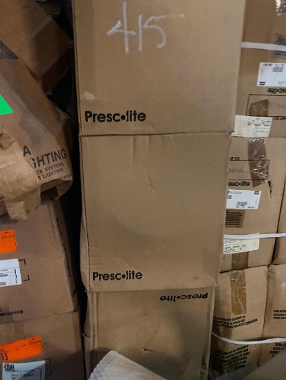 GIANT lot of Various Light Fixtures. Portfolio, Lithonia, and Presc-Lite, just to name a few