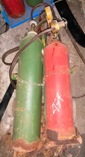 Two Acetylene Tanks