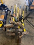 (Approx 15) Assorted Sledge Hammers