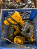 Dewalt Assorted 18v batteries, chargers and glue guns