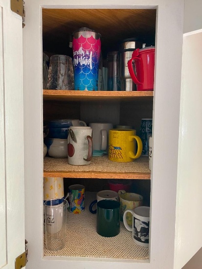 All Contents of "Mugs and Cups" Cabinet