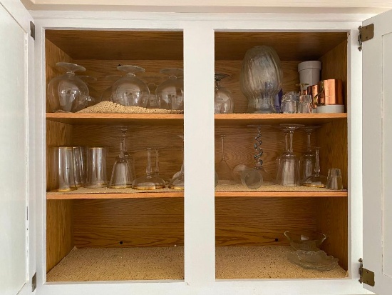 Contents of "Cocktail Glasses" Cabinet