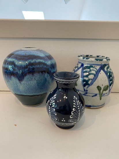 3 Decorative Vases