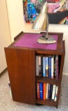 Spinning Wood Vintage Bookshelf