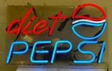 Neon Diet Pepsi Sign