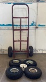 Milwaukee Red Dolly/Handtruck with Extra Tires