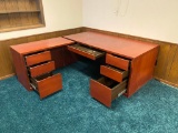Steelcase Executive Desk with Return