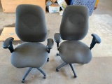 Two Rolling Office Chairs