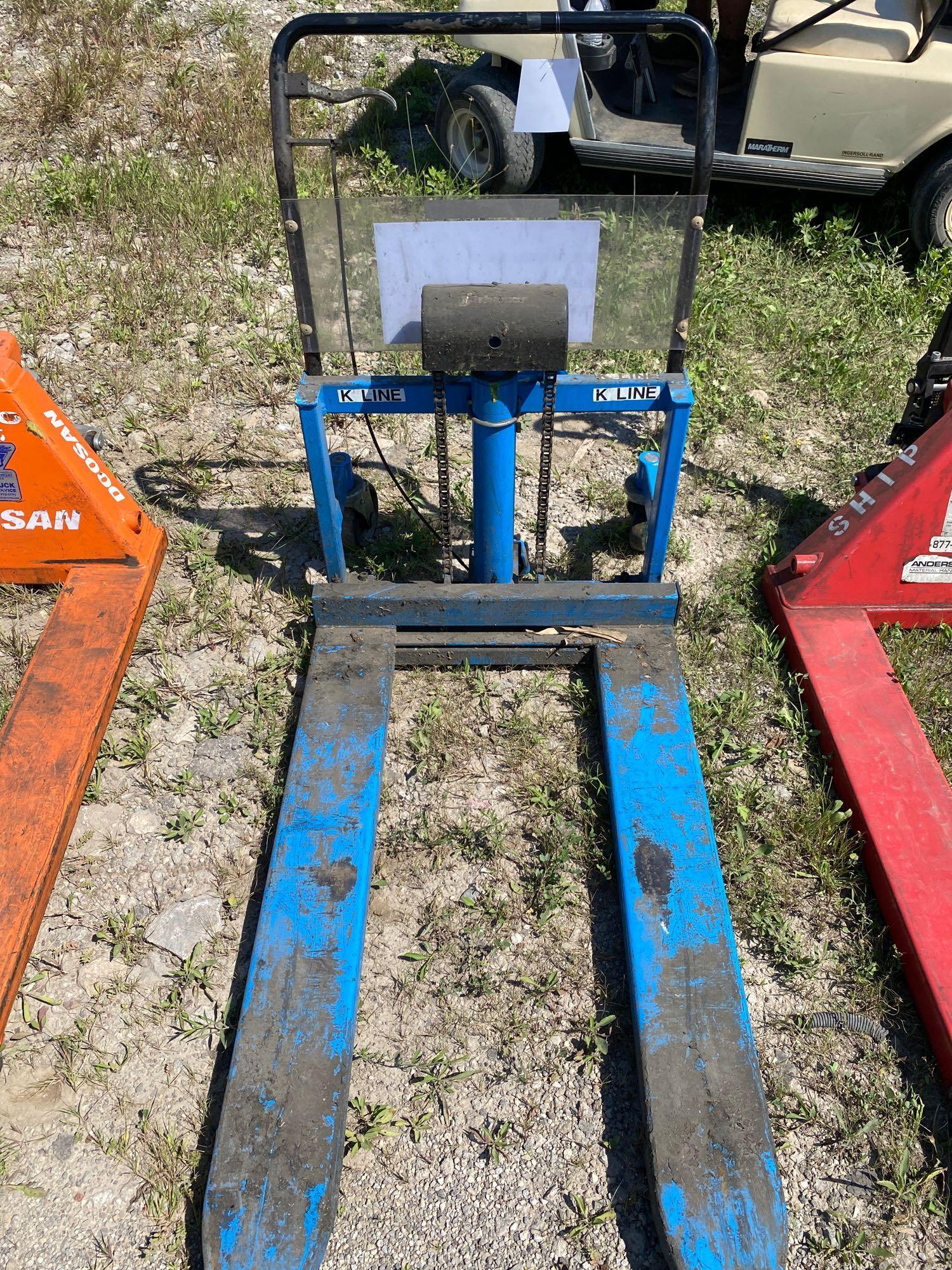 Bishamon LV10w 4wheel 1100 lb pallet jack Proxibid