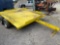 10ft long x 93in wide steel tandem flatbed trailer