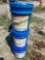 (3) assorted 5 gal buckets of Chevron Lubricants